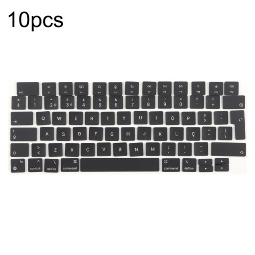 Lot de 10 touches de raccourci pour MacBook A2442, A2485, A2779, A2780, A2991, A2992, A2918, version UK, langue : Portugal SH47111395-03